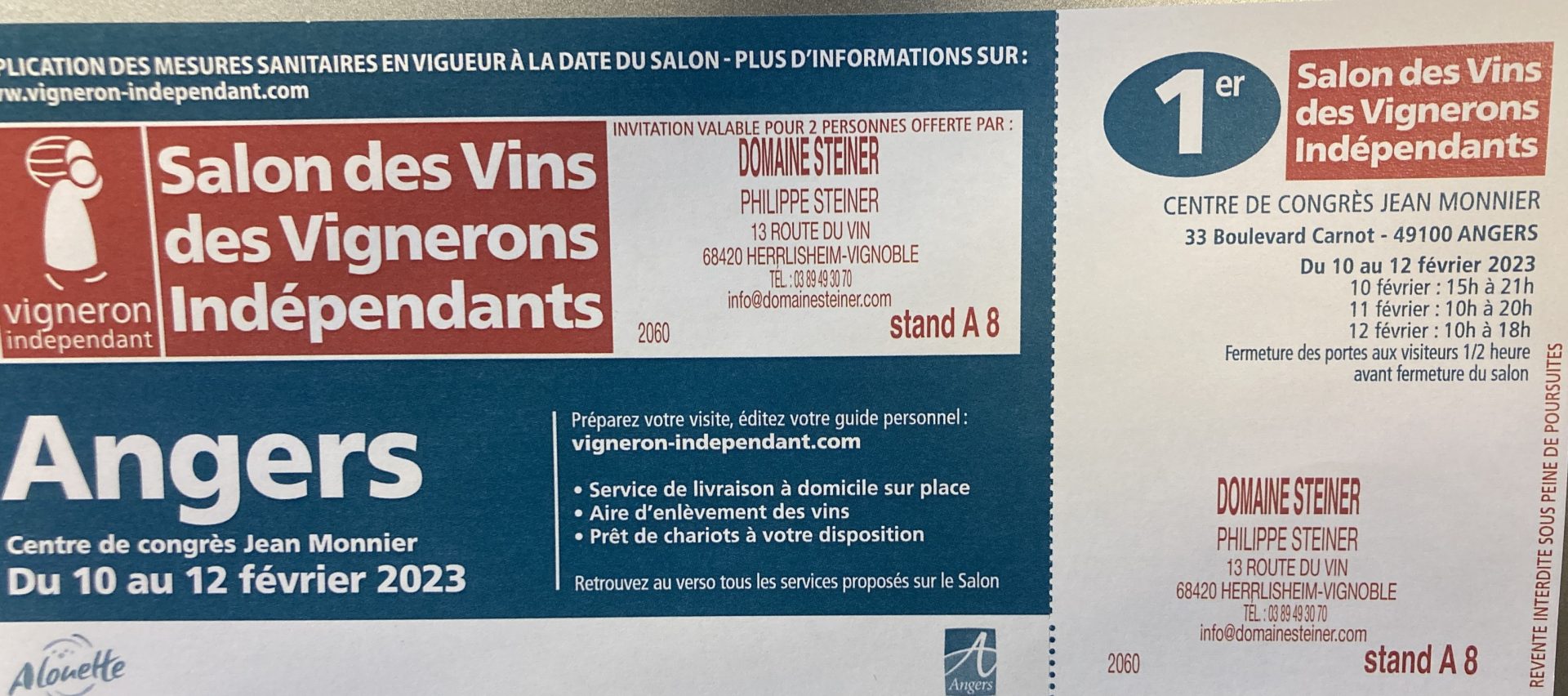 INVITATION SALON SUR DEMANDE VIA MAIL